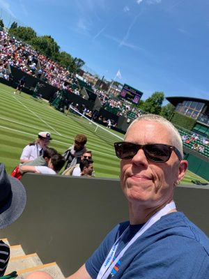 Dr Michelle at Wimbledon