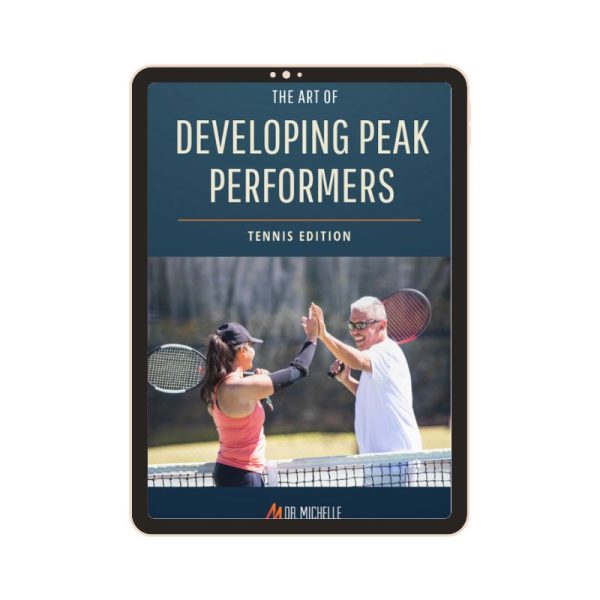 dr michelle developing peak tennis performers ebook cover image